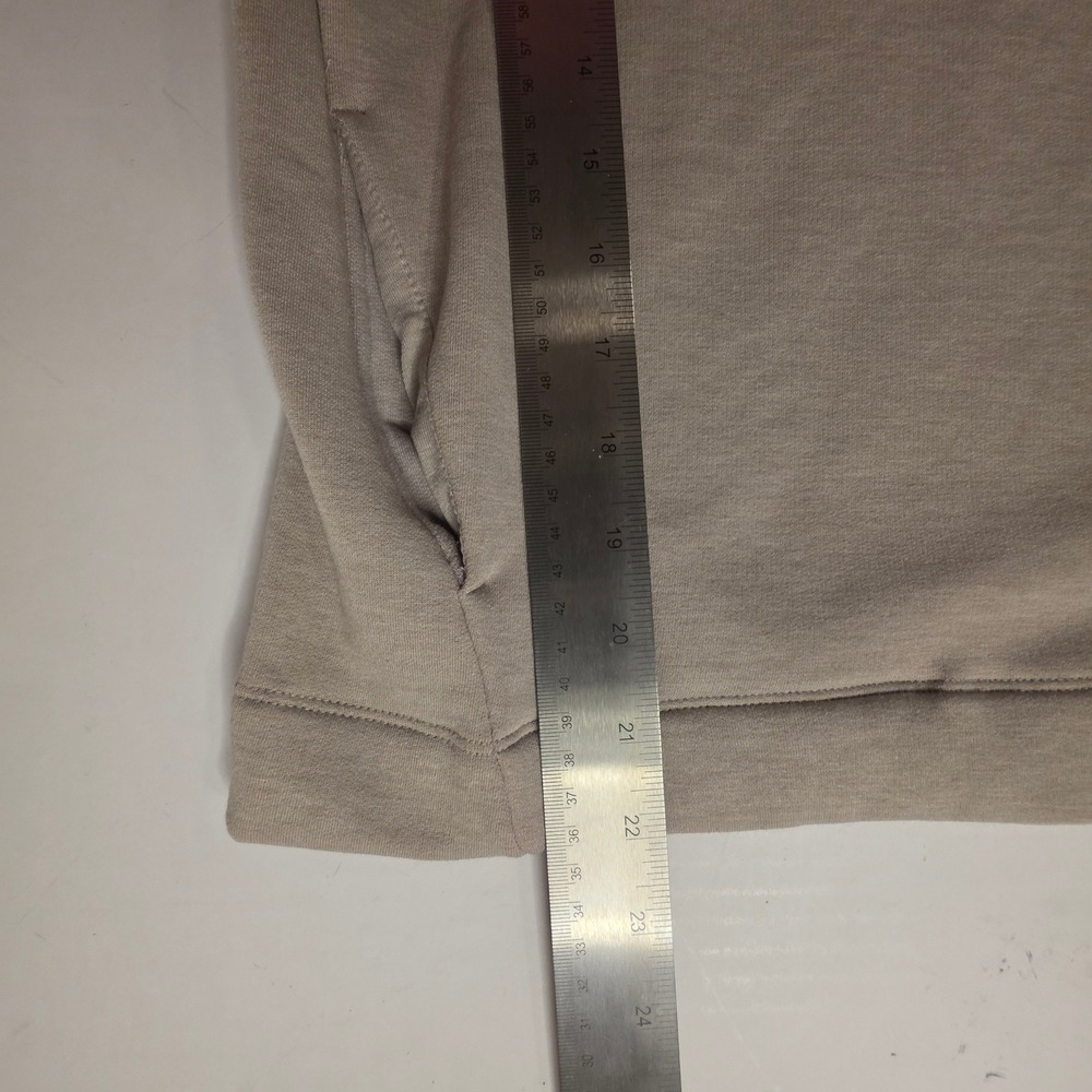 Free Fly Bamboo Lightweight Fleece Hoodie Women's Large Heather Stone NEW $98 - Picture 7 of 9
